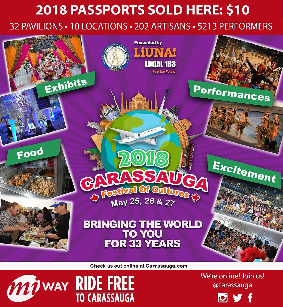 Randycity's tweet photo. #hypemachine is super thrilled to host the opening ceremonies for @Carassauga Friday night May 25..Be there live at the @hersheycentre https://t.co/oWwpY6B7Og