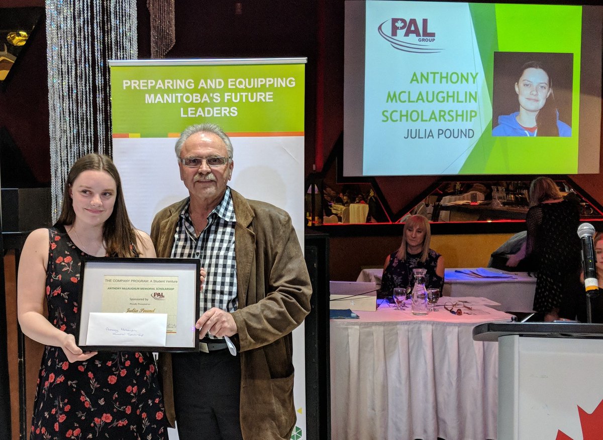 RyanSabouri's tweet photo. Congratulations Julia on winning the Anthony McLaughlin Scholarship! @JAManitoba @nmcLRSD https://t.co/qI42g17LYk