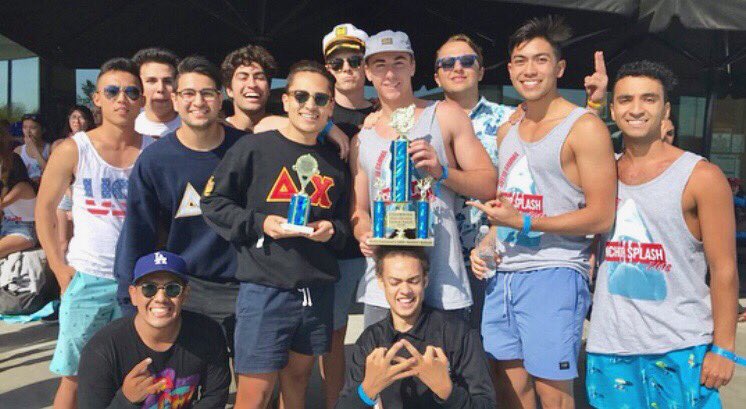 DeltaGammaUCR's tweet photo. The Final Results are in! Congrats to @DeltaChiUCR for winning AS Team Swim Events for boys &amp; @EpsilonPi_KKG for the gals! Last but never least, a BIG congrats to @UCR_SAE for winning the Most Beautiful Eyes Award! We are so proud of you all &amp; thank you for your hard work 🤗⚓️ https://t.co/L9Xq9stduQ
