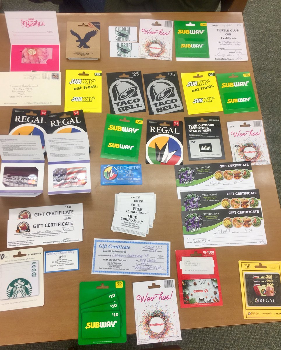 LathropMalemute's tweet photo. Seniors, this is just a sample of prizes to be won at the Graduation party. But, you have to sign up for the party by this Friday, May 4th. Signup in the front office and you can bring one guest for $10. https://t.co/SPpb827tE5