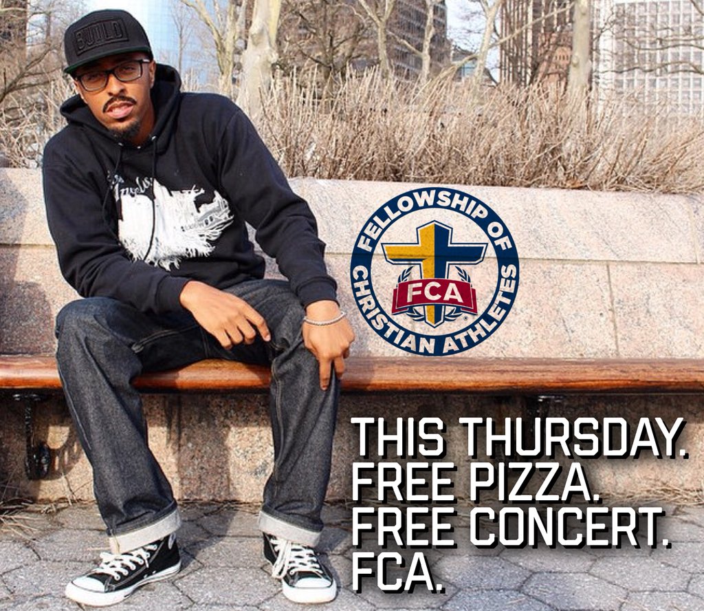 foothills_FCA's tweet photo. Tomorrow at lunch for @sandimasfca ...

Free pizza.
Free concert.
FCA. https://t.co/Hu1cEErBt1