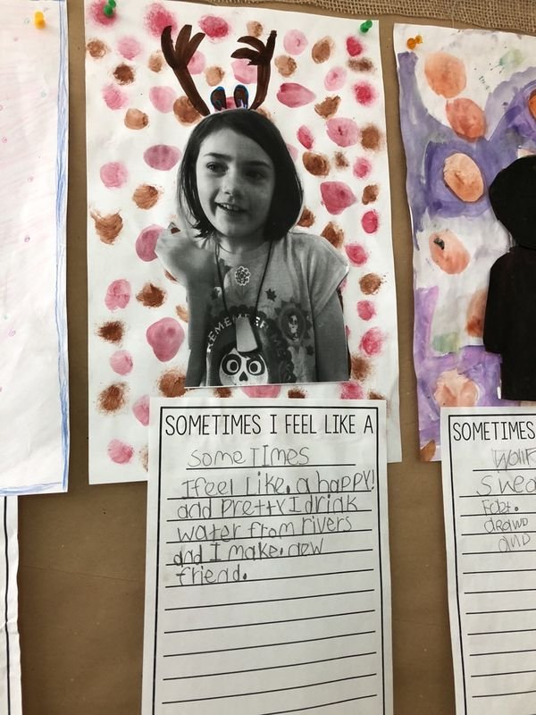 jlk_jerri's tweet photo. Inspired by the book Sometimes I Feel Like a Fox.  
#totemanimals @MacaulayPS https://t.co/vHp2F9K8Nb