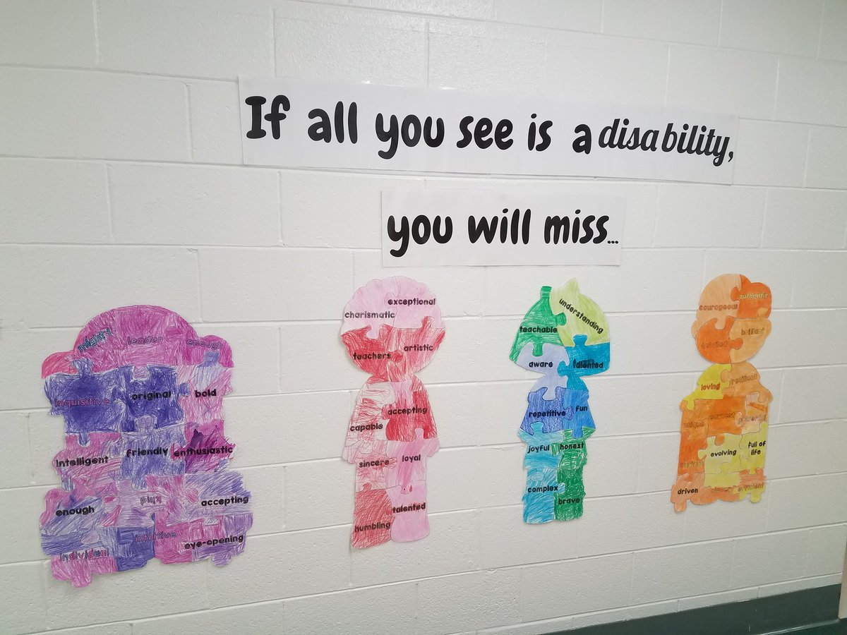 Love this @RupleySchool! 

#Ability #ILECW #ExceptionalChildrensWeek #AllLearners #Diversity #SpecialEducation #SpecialEd #Celebrate #SpEd #awareness