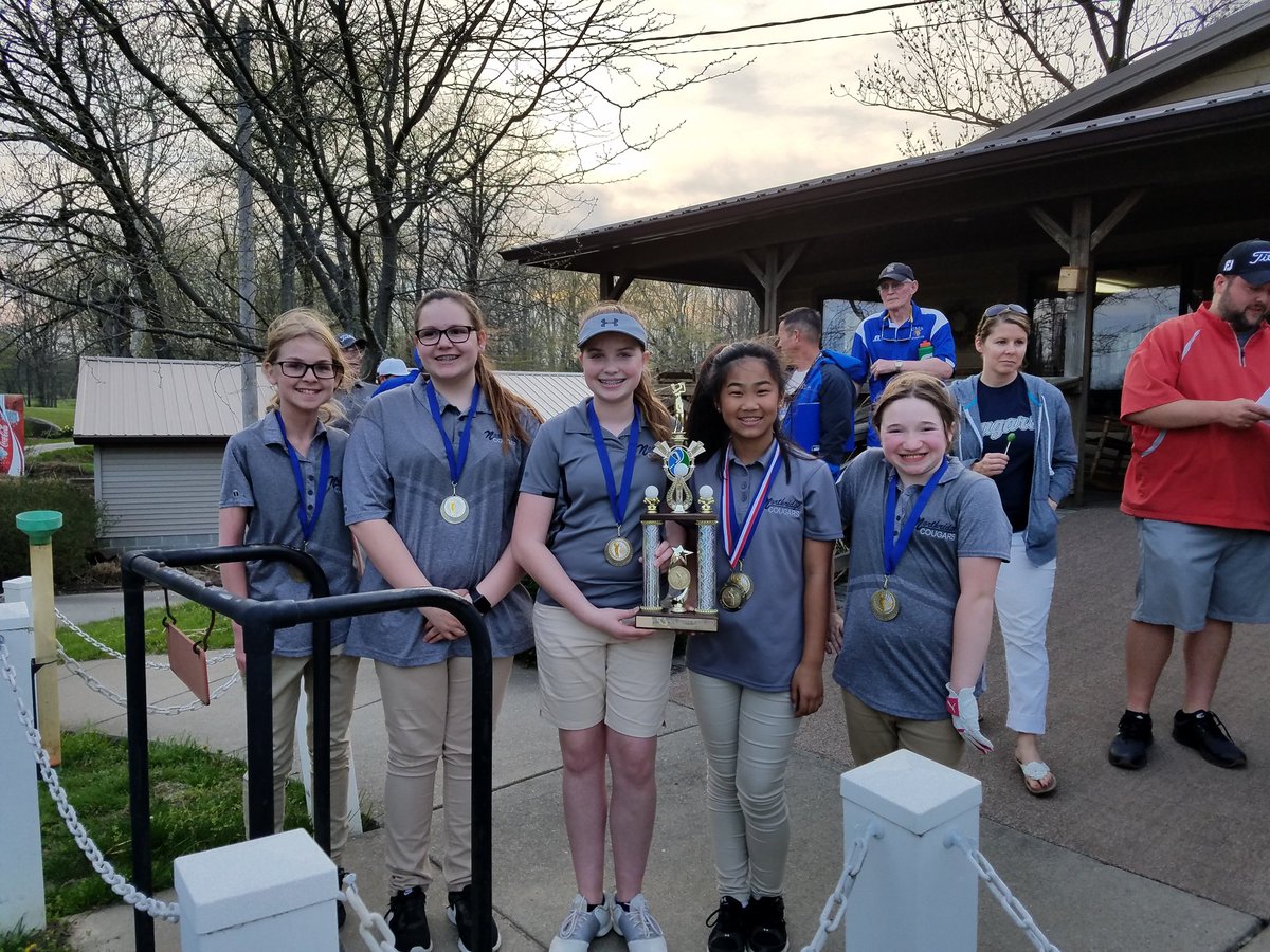LittellApril's tweet image. Way to go Northridge Girls Golf.  1st in county