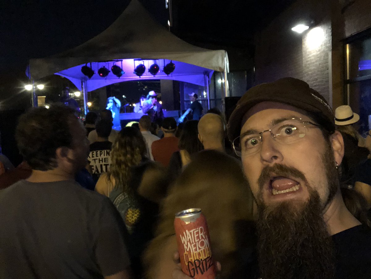 ATGWizardEsq's tweet photo. Sometimes you make a beer with @NappyRoots and they play a show at your place. #beeriscool #WatermelonChiquenAndGritz https://t.co/FAKUnZh6PH