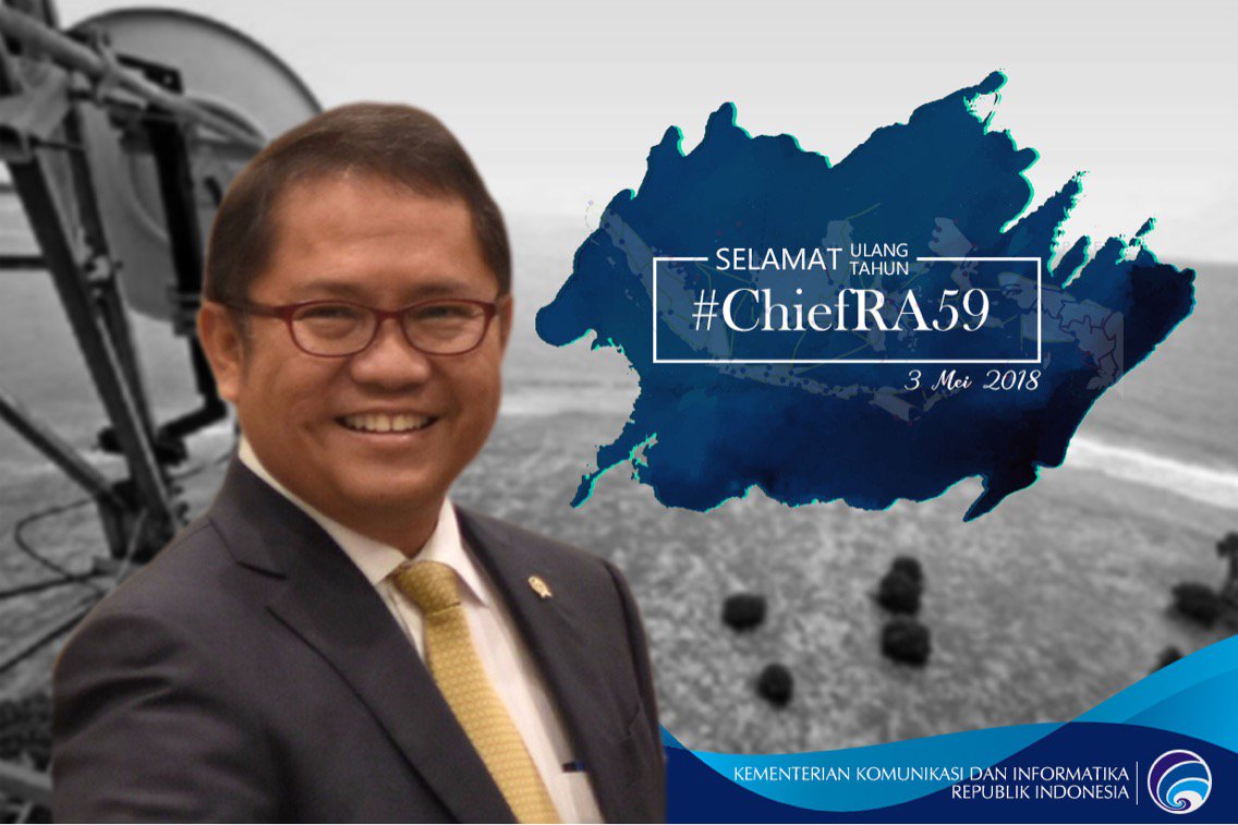 Selamat ulang tahun, Chief <a href="/rudiantara_id/">Rudiantara</a> #ChiefRA59