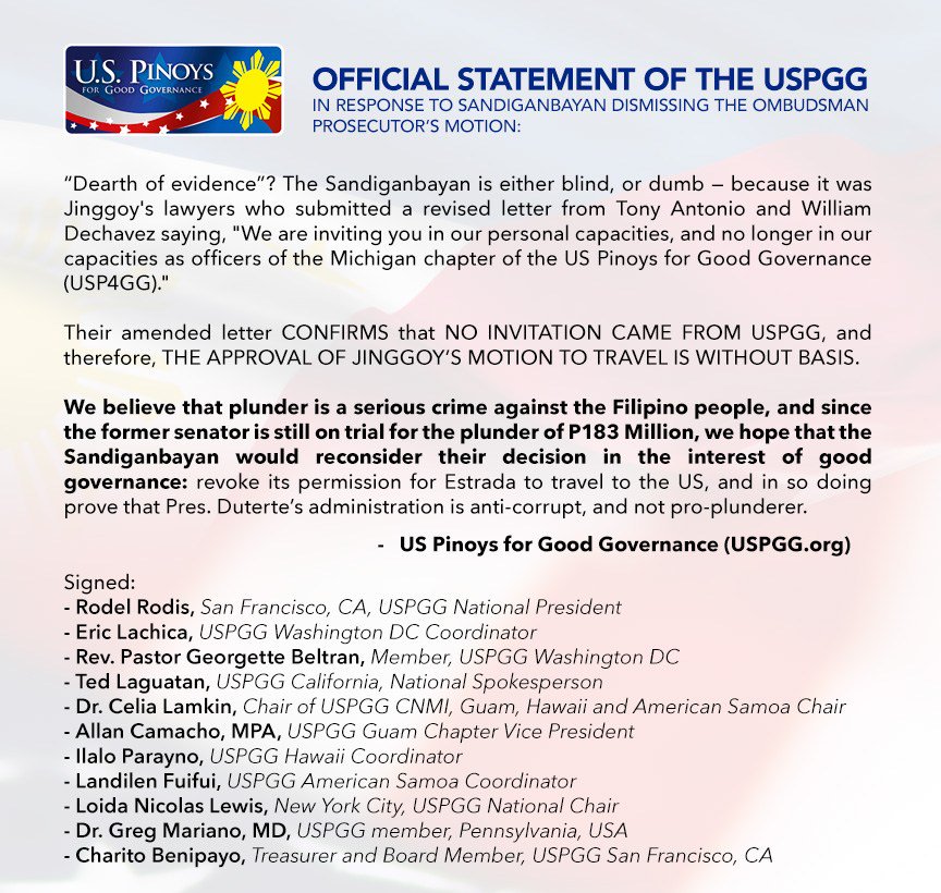 USPGGNational's tweet photo. Plunder is a serious crime against the Filipino people https://t.co/k4fCxvBNWj https://t.co/1u4Be3hhvk