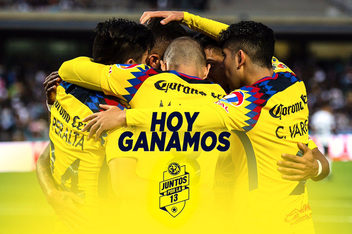 ClubAmerica's tweet photo. ¡Nos vemos este sábado en nuestra casa!

⚽️ @ClubAmerica 🆚 @PumasMX

📅 Sábado, 5 de mayo
🏟 Estadio Azteca
⏰ 19:00 hrs.

#JuntosPorLa13 🦅 https://t.co/VMikJmwoIQ