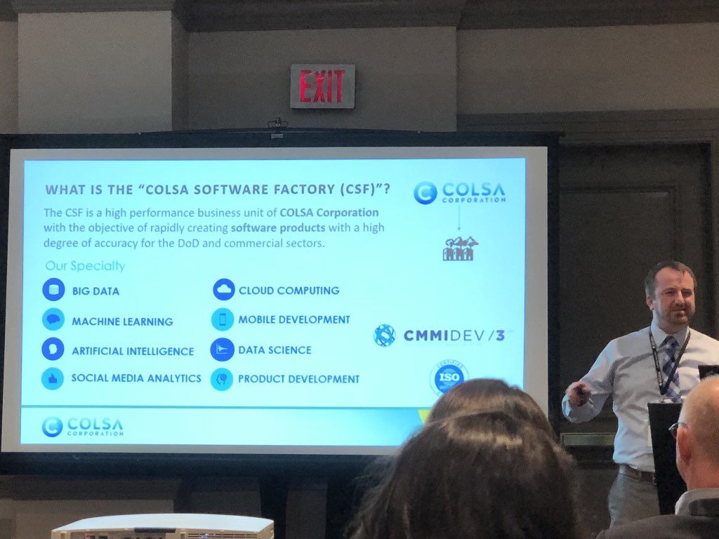 tshrove's tweet photo. Had an amazing time speaking at #capabilitycounts2018. Met a lot of amazing people too. Thanks @COLSA_Corp for sending me. @CMMI_Institute @CMMIConferences https://t.co/ED2Em1uBw8
