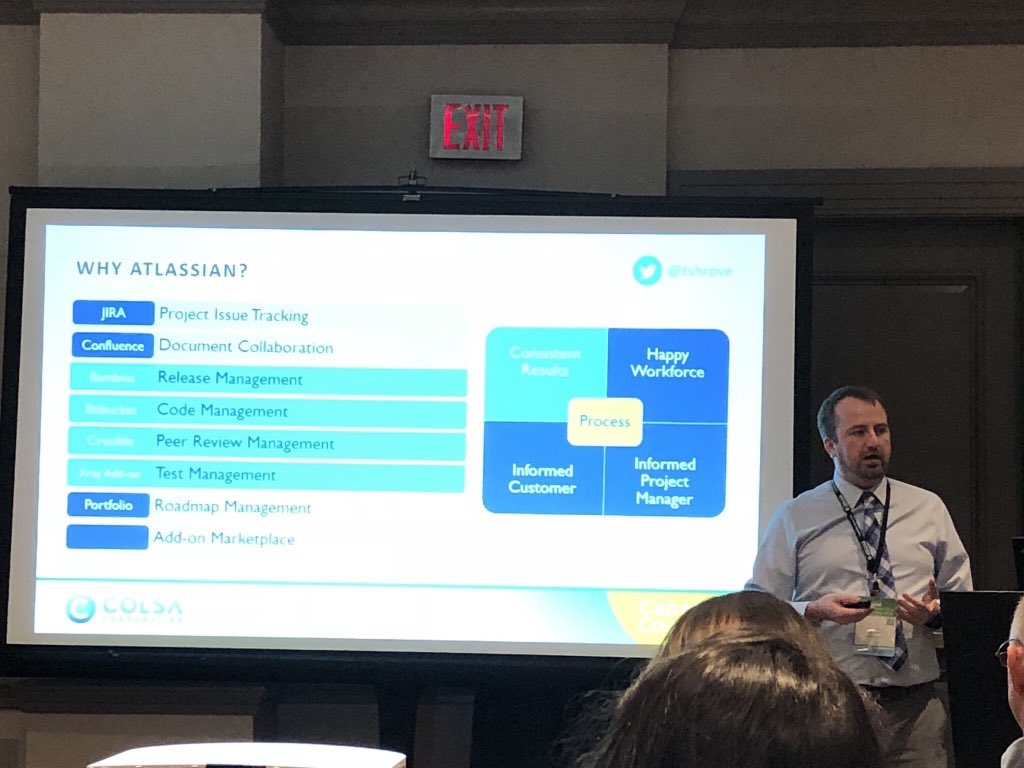 tshrove's tweet photo. Had an amazing time speaking at #capabilitycounts2018. Met a lot of amazing people too. Thanks @COLSA_Corp for sending me. @CMMI_Institute @CMMIConferences https://t.co/ED2Em1uBw8