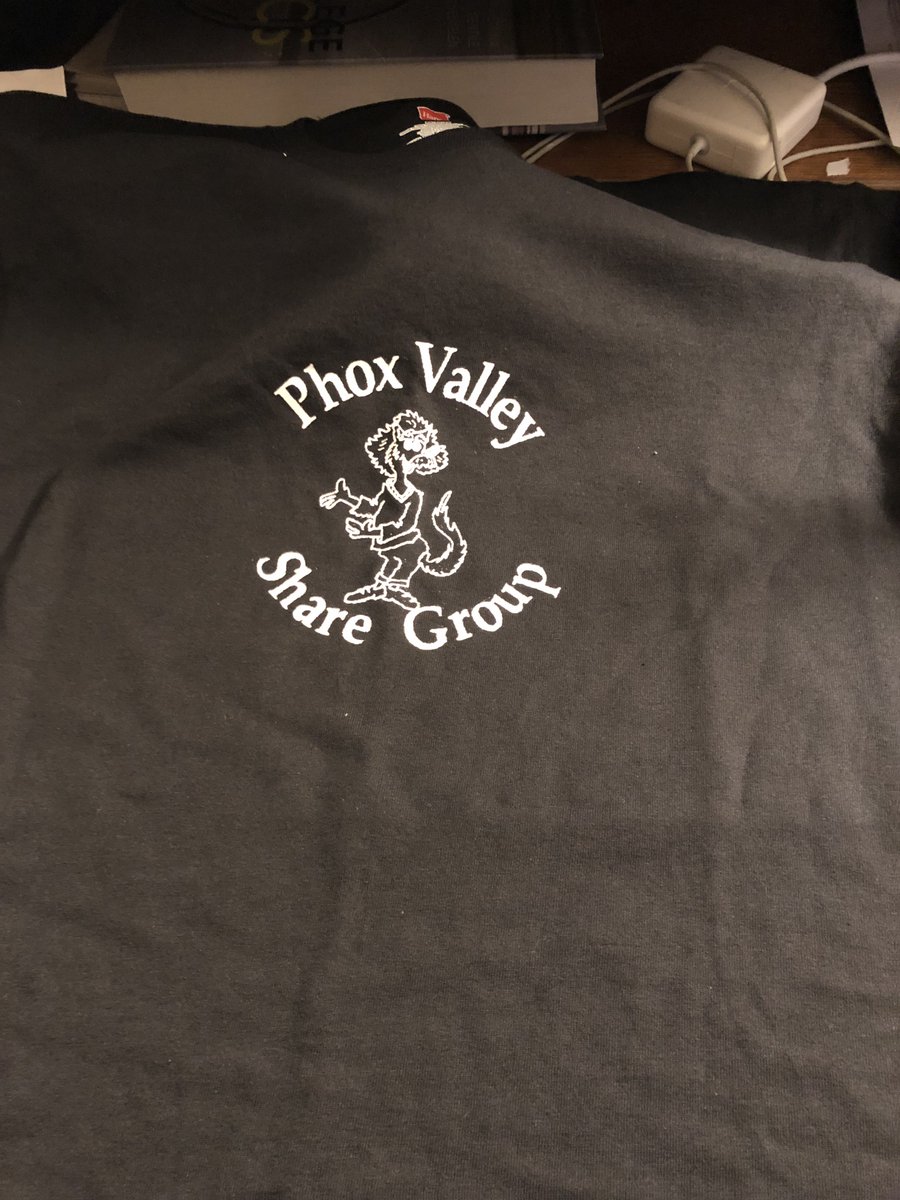 scotthertting's tweet photo. Remember the swag pile for the @PhoxShare session tonight?  Here is one of the things I got!  Thanks @lehmdog777 for making them, they were a big hit! https://t.co/gCfBllXWjc