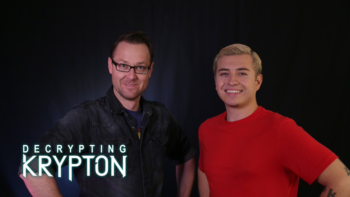 kylejselby's tweet photo. Reminder to catch me and @Matt_Hiscox on #DecryptingKrypton after tonight’s episode of @KryptonSYFY! Don’t miss it! https://t.co/1Lo6kCT9e2
