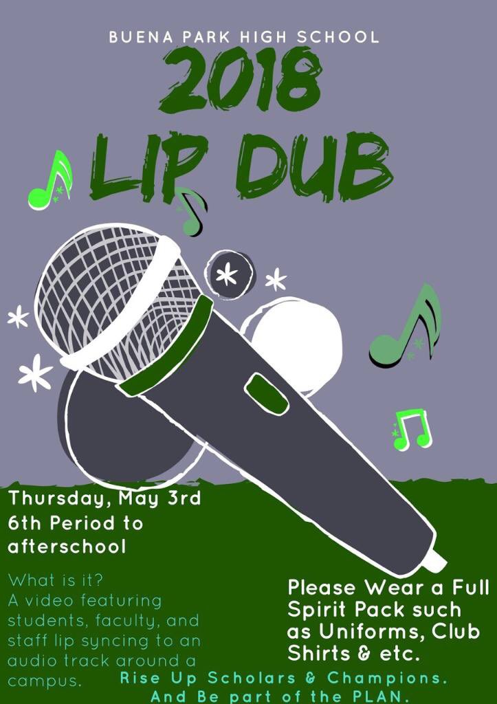 BP lip dub is TOMORROW coyotes!! come out and wear BP GEAR tomorrow!!