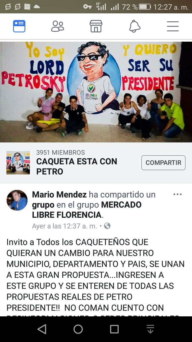 NeLosada's tweet photo. #caquetaHumana.
En Florencia y el Caqueta se trabaja
Por #PetrogustavoPresidente. https://t.co/dTRmp5SDCY