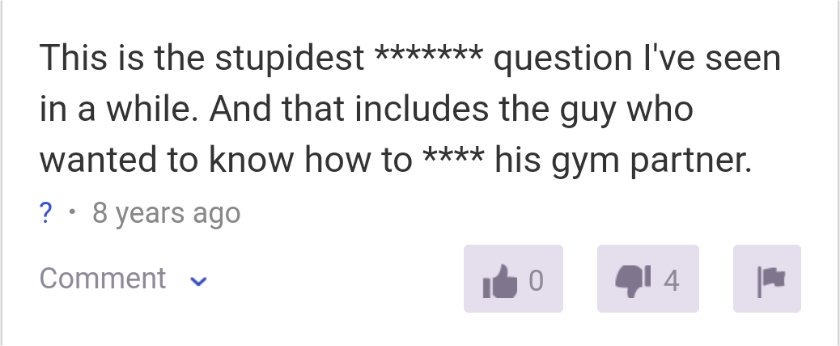 OldGhgore's tweet photo. Yahoo Answers is ******* amazing https://t.co/o9dWRgO1Vi