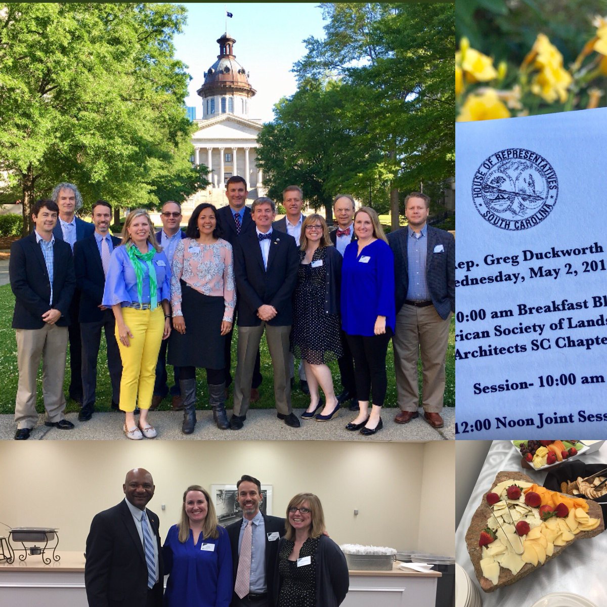 ASLA_SC's tweet photo. Successful morning connecting w our SC legislators, including our own @GDuckworthSC FASLA.
Many thanks to our Advoacy committee for prep info & @ASLA_SC members+ sponsors participating today
. . .
#advocate #thisislandscapearchitecture #aslachapters #supportlicensure https://t.co/MamtIyLSJT