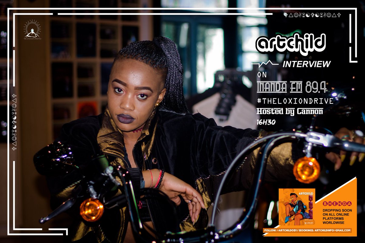 LivecalmAfrica's tweet photo. 📻 | Catch @Artchild031 on iNanda FM #TheLoxionDrive tomorrow at 16:30 discussing all things #Bhenga and more 💿🎤

#Artchild #Artist #Interview #Music #Dance #Durban #SouthAfrica https://t.co/wipzdIB4xz