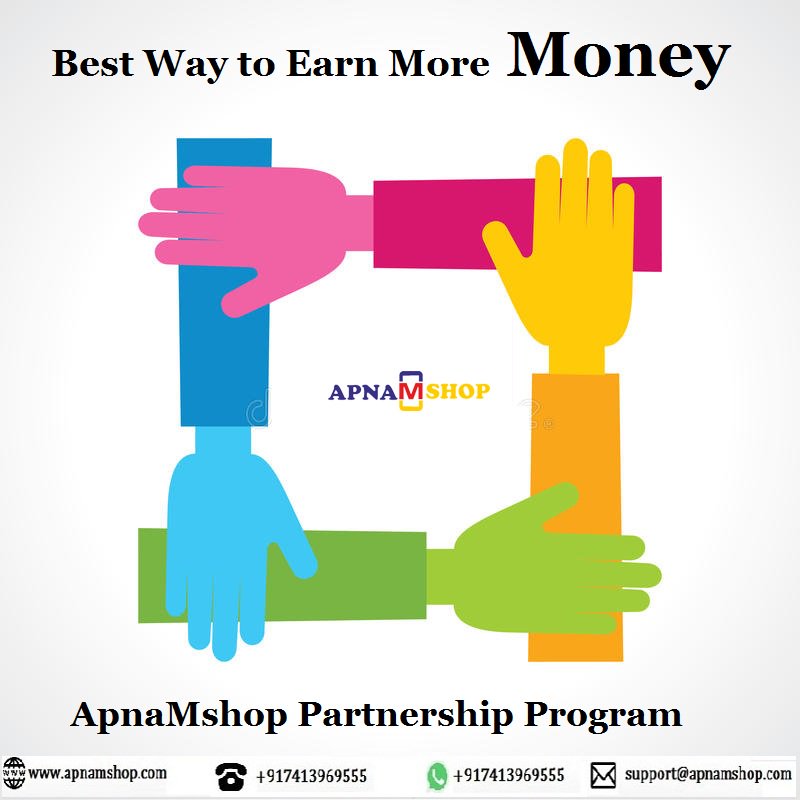 amspartnership's tweet photo. Join #apnamshop partnership #program and #earn more #money
For more details visit at https://t.co/JqCwtCZ4Xu                
Whatsapp &amp; call us at :- (+91) 7413969555
#digitalindia #workfromhome #freeearning #noadvancdepay #becomepartner #partnership #profit #partnershipprogram https://t.co/shUKsFE9Cu