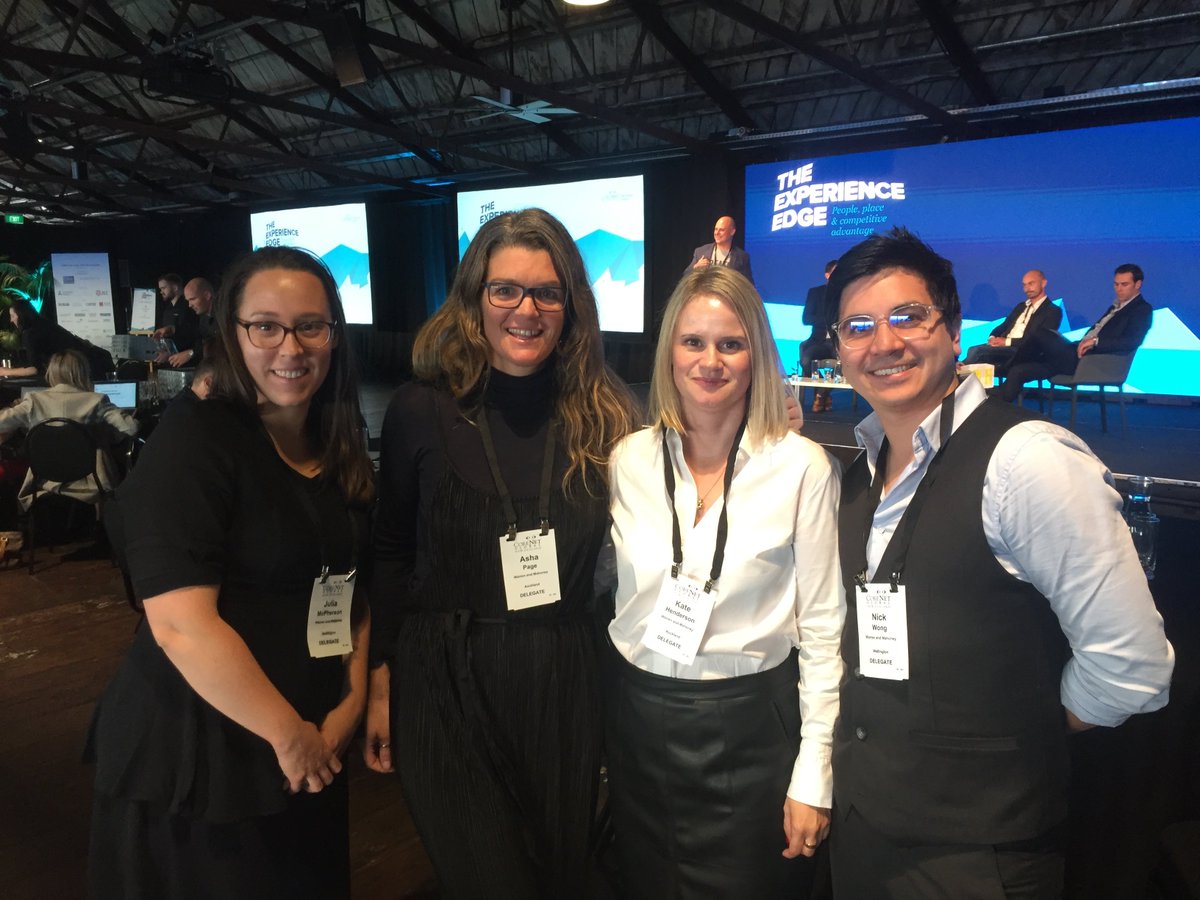 warrenmahoney's tweet photo. Our team having a great time at the @Corenetkiwi symposium in AKL today, The Experience Edge #ExpEdge https://t.co/T4vobDlBli