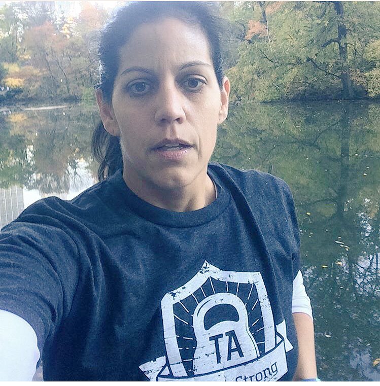 creightonc's tweet photo. Gutted....pic from right after the diagnosis where I wished him a speedy recovery &amp; couldn’t wait to see him back at the gym -rocking the #abbeystrong shirt in his honor. Cancer may have won this round, Tom— but we’ll keep swinging for you from here on out. https://t.co/ZVqopxZH0p