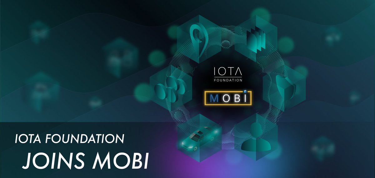 PromptCentralX's tweet photo. IOTA joins the Mobility Open Blockchain Initiative (MOBI)
https://t.co/N0kQhcwloA
@iotatoken #iota #iot #blockchain #cryptocurrency #tangle #MOBI #MobilityOpenBlockchain https://t.co/YKq8tSsYMa