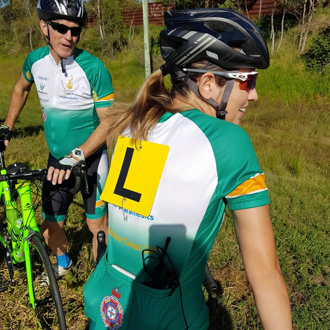 Tks time last year we were setting off around the Sunshine Coast. Next year will be the Darling Downs. #qaslegacy #pedal4paramedics