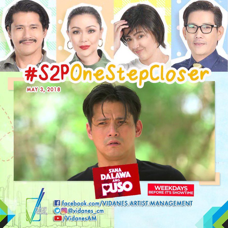 Vidanes_CM's tweet photo. Who's watching #S2POneStepCloser? Let's all watch together mga Kapamilya! #VCMLove #VCMHeartwork #VCMCelebs https://t.co/95G7enRA7z