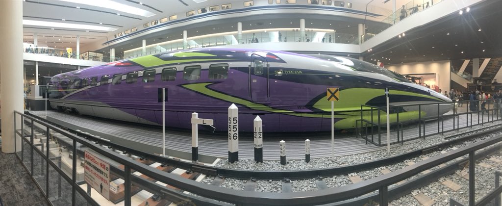 iloveMJxRun's tweet photo. #京都鉄道博物館 なう
#エヴァ #500TYPE EVA https://t.co/YXLLar7ugk