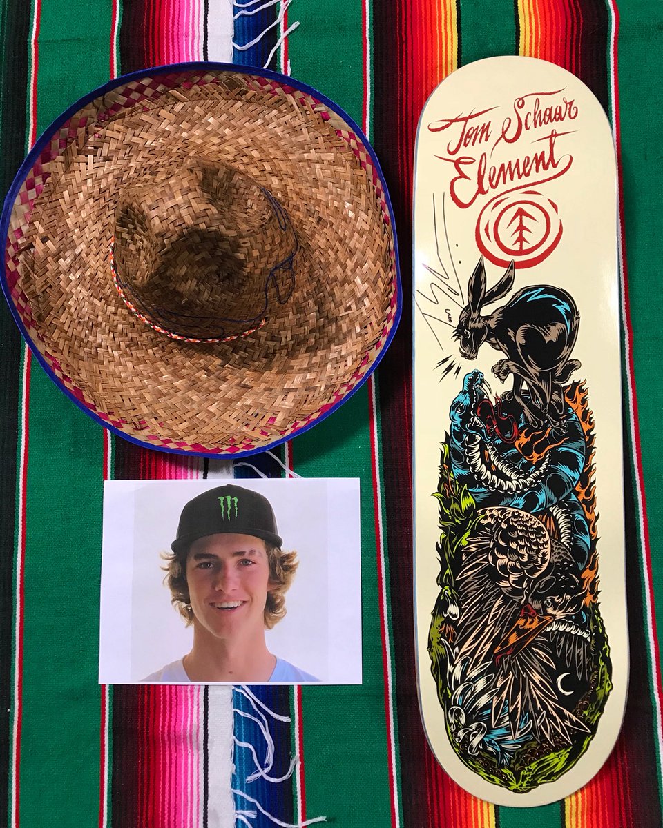 SheckFoundation's tweet photo. YOU could win this @tomschaar signed deck at the #ShecklerFoundation raffle booth Sat May 5th at #SkateForACause !!! #CincoDeMayo #ProSkateContest #Carnival https://t.co/2nkyUfUdrT for details! https://t.co/LZ9hJuIShn