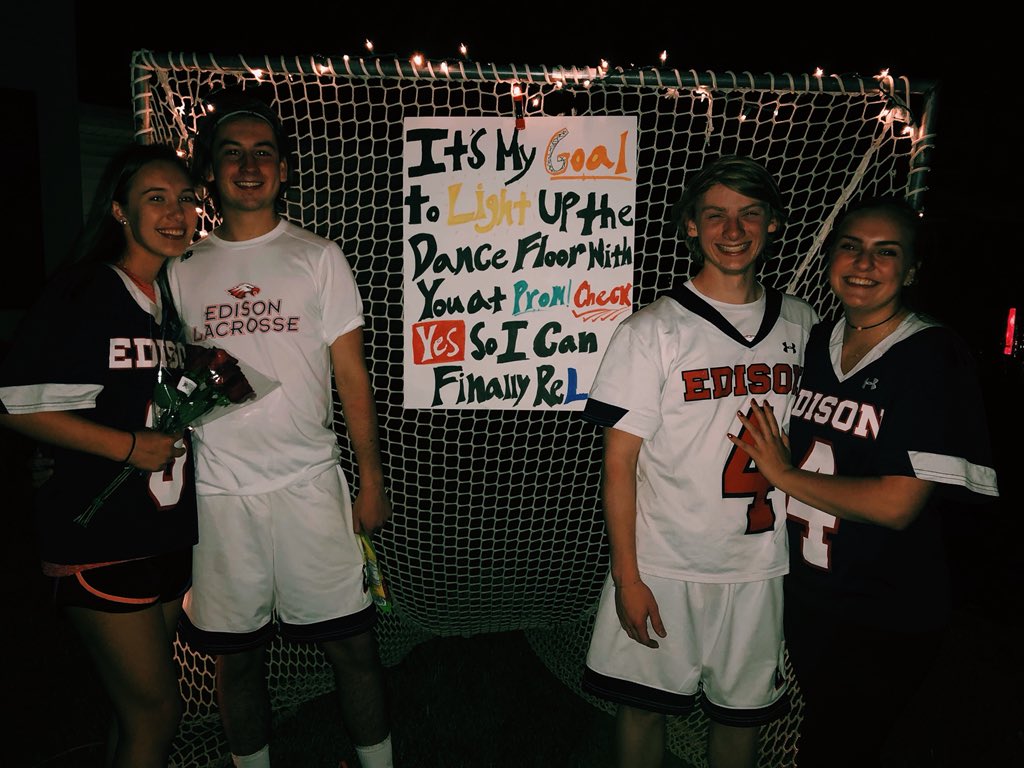 Also post game the boys got some prom dates. #eaglepride