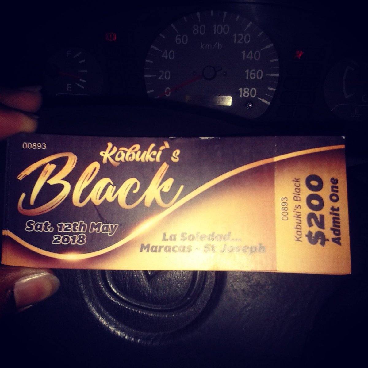 pipesmb's tweet photo. Kabuki black is back, tickets out $200 going fast https://t.co/Lk2sCPz6ud