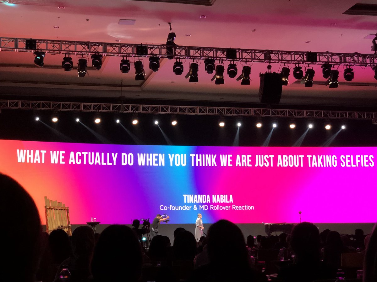 MadpopID's tweet photo. Tinanda credits persistence, product as content, relevancy, and the power of selfies on the success of Rollover Reaction, a local made cosmetics brand https://t.co/or9p8MZ3we