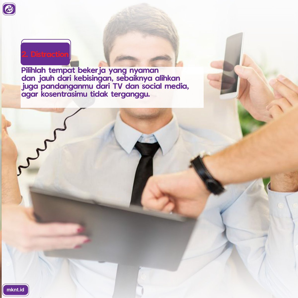 mknt_id's tweet photo. Tak jarang seseorang dilanda rasa malas, sehingga sering menunda-nunda pekerjaan. 

Nah kalau kamu termasuk yang suka menunda-nunda pekerjaan, yuk simak tips di atas!

#Tips #Motivation #Success #Entrepreneur #Displin #Procrastination #MKNT #MKNTID #MitraKomunikasiNusantaraTbk https://t.co/vfDlZt2D56
