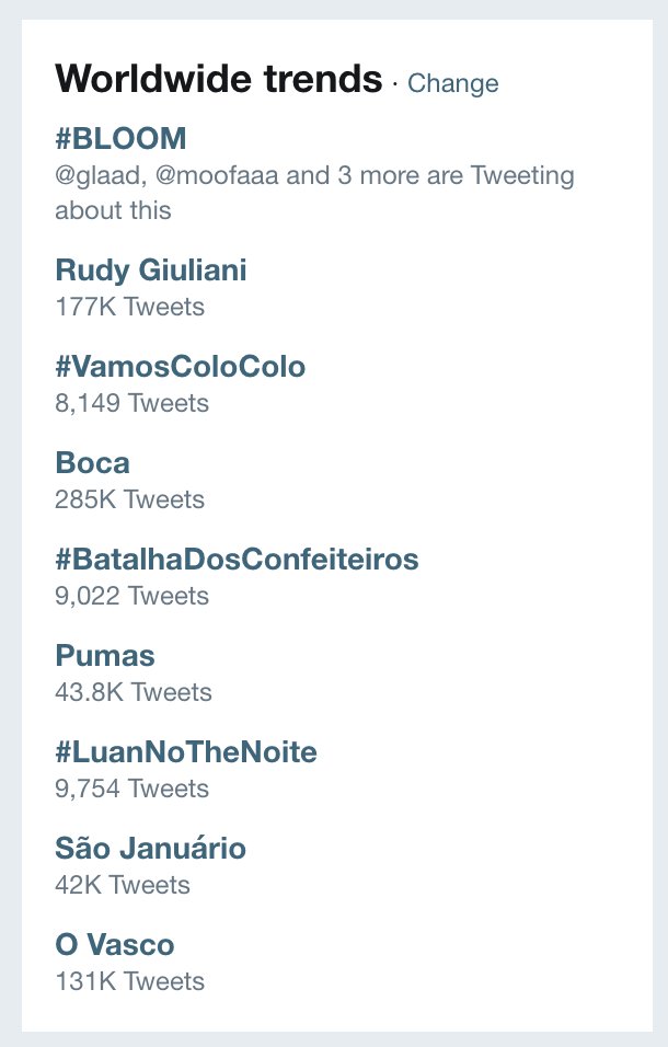 #1 WORLDWIDE YOU GUYS ARE OFF YOUR ROCKERS N I LOVE YOU #BLOOM