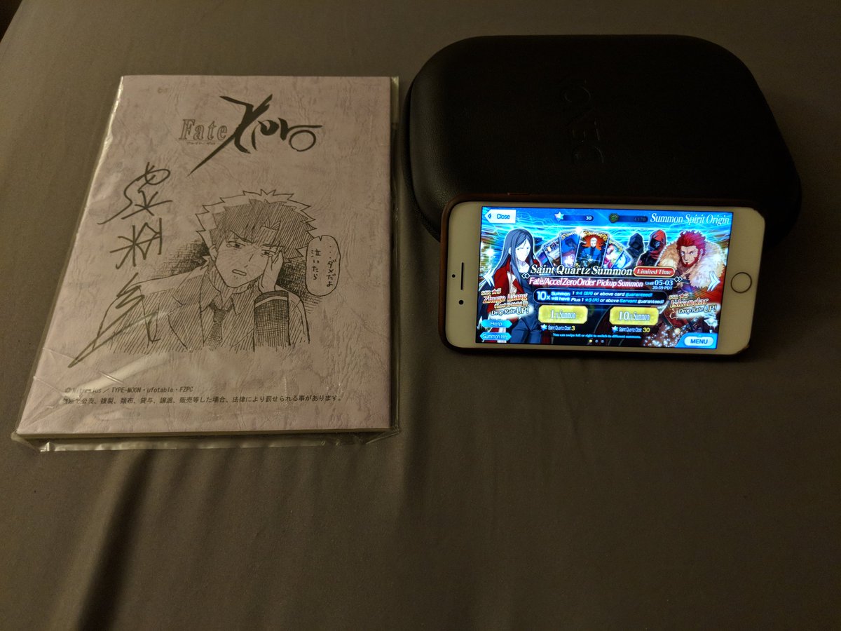 Maestrotaku Last Time Rolling On The Fate Accel Zero Order Banner Let S See How Good My Catalyst Is Fgo