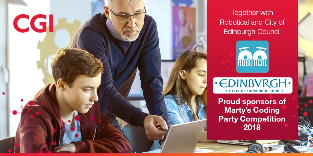 CGI_UKNEWS's tweet image. #MartysCodingParty18 competition is inspiring children and educators across Edinburgh to learn coding in an interactive way bit.ly/2Hp3E0L