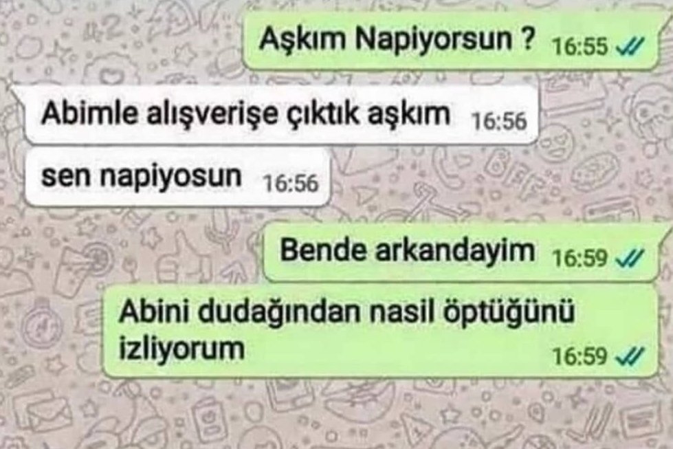 Ortam çok bozulmuş aga.