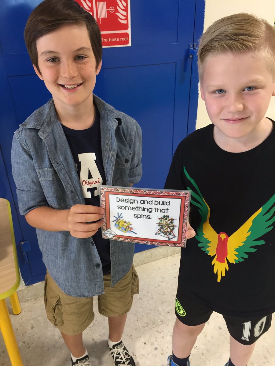 JPS_Year4's tweet photo. Sam and Alex are using the Spatial CATs station, following this specification: design and build something that spins! How will they get on? #JPSyear4 #JPScreativespaces #JPSSTEAM https://t.co/YqAeWUGZpq
