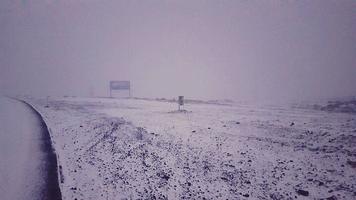 SkiAfriski's tweet photo. More SNOW news this morning at Afriski! Currently we have about 1cm of snow on the roads making things a little bit slippery. Please note: roads are closed to 2x4 vehicles until further notice. #loveLesotho https://t.co/nCvk0oRT5i