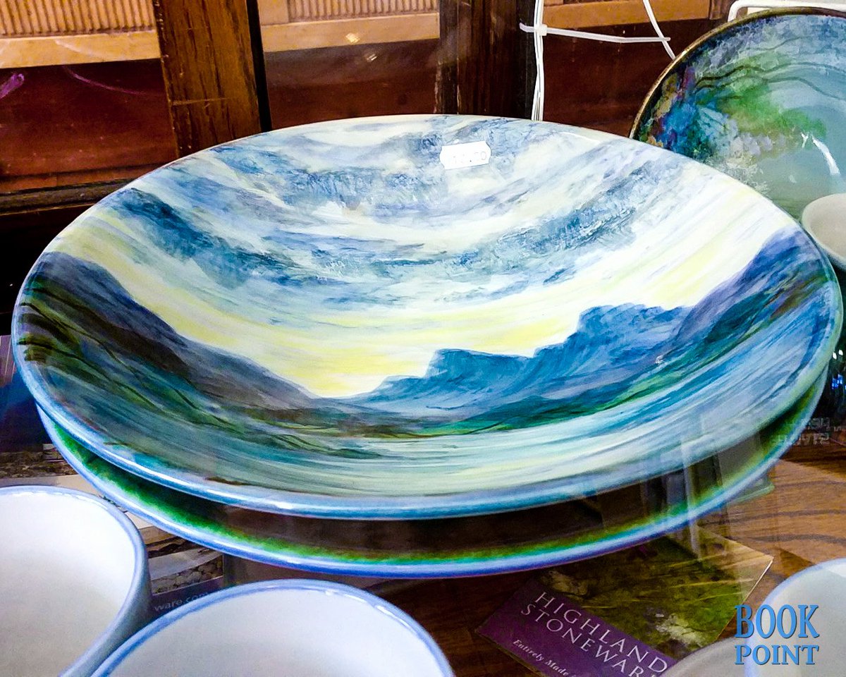 BookpointDunoon's tweet photo. We're sticking with the #ReassuringlyExpensive theme this week, with internationally renowned, quality hand crafted stoneware from @HighStoneware in Lochinver. These are absolutely goregous! Great to the touch as well as the eye.
.
.
.
.
#Dunoon #IndieBookShop #MoreThanBooks https://t.co/7JZuvqoVeY
