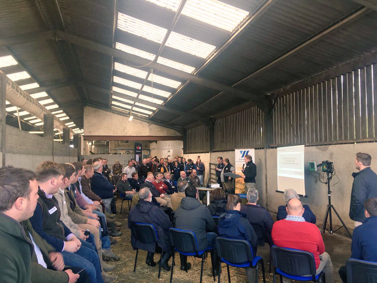 AlltechUK's tweet image. Great turnout for @robdvet #StraightLineBeef precision study tour today organised by @KEENANsystem and @WynnstayGroup   #SmartFeeding #precisionbeef