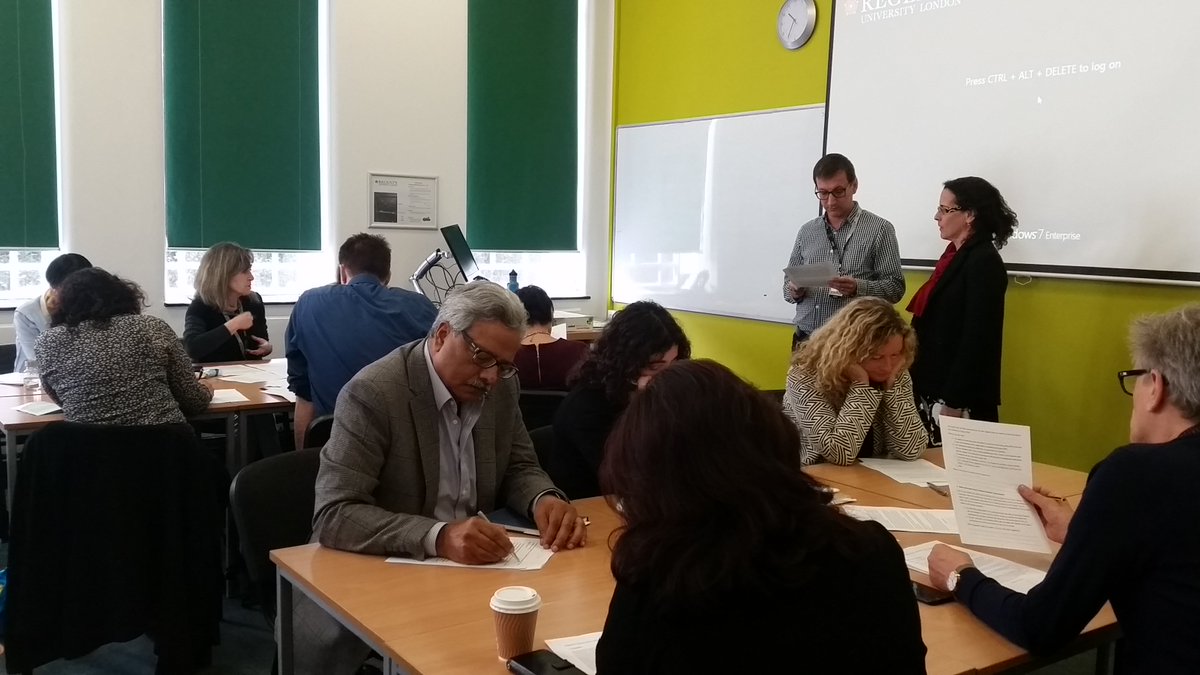 RegentsRILC's tweet photo. @Nuria_Guasch &amp; Mark Allinson presenting workshop "Assessment Framework
(AF) and Common Assessment" at @regentsuni #learning &amp; #teaching conference. @RegentsLD https://t.co/WYNumNSDcB