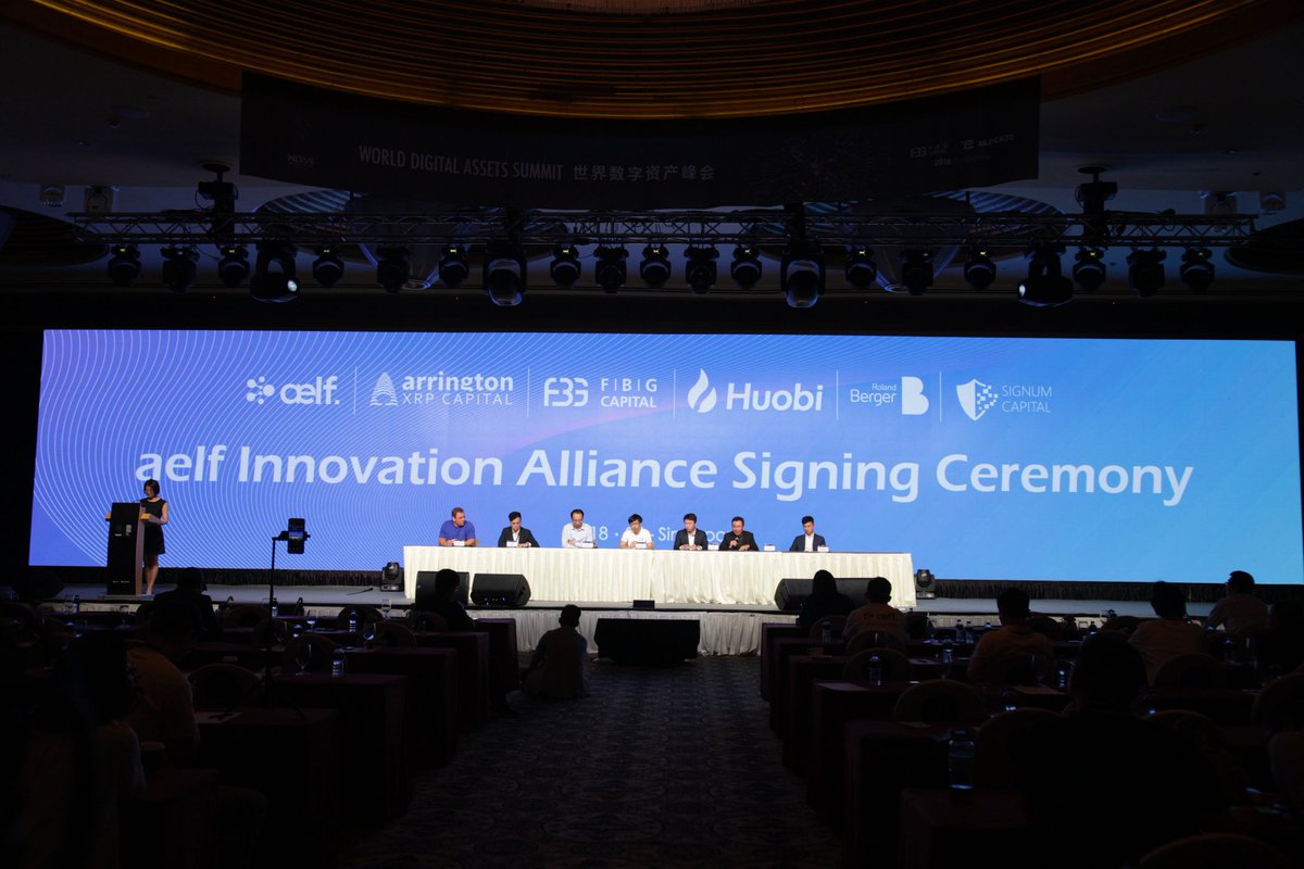 aelfblockchain's tweet image. aelf Innovation Alliance Signing Ceremony 🎉🎉