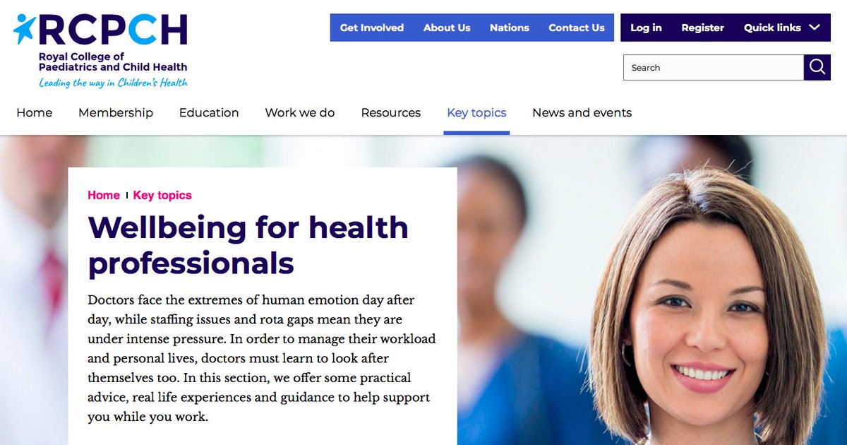 <a href="/SWPaedsClub/">South-West Paediatrics Club</a> <a href="/rcpch_trainees/">RCPCH Trainees</a> Also worth signposting this for trainees and all those in paediatrics from <a href="/RCPCHtweets/">RCPCH</a>. Good stuff &amp; guidance on Wellbeing on the new website: rcpch.ac.uk/key-topics/wel…
#swpaedsclub