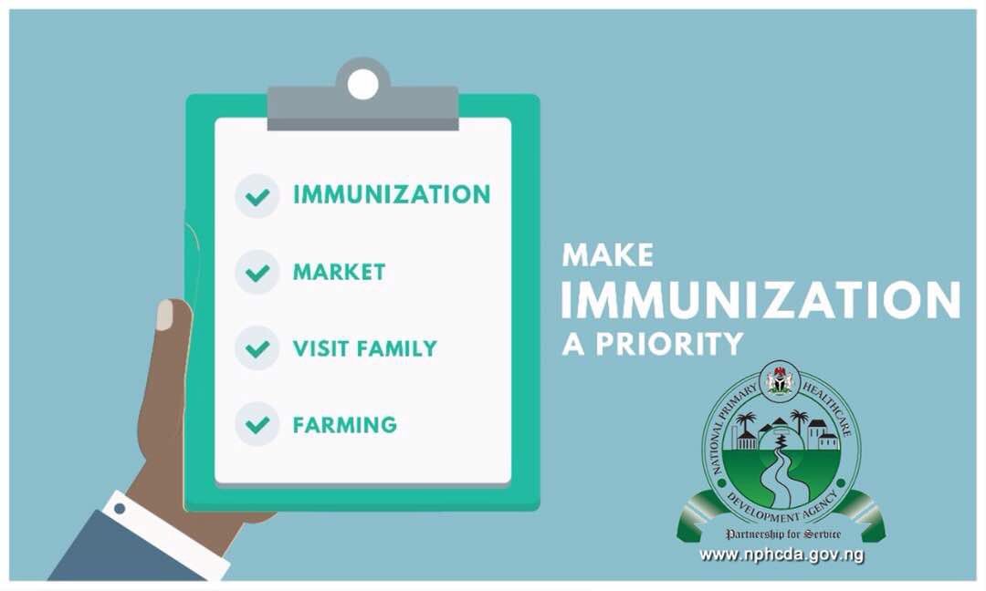 NphcdaNG's tweet photo. It’s a new day, Nigeria!

What’s your priority today? 
#SupportImmunization https://t.co/oegh2YfjoP