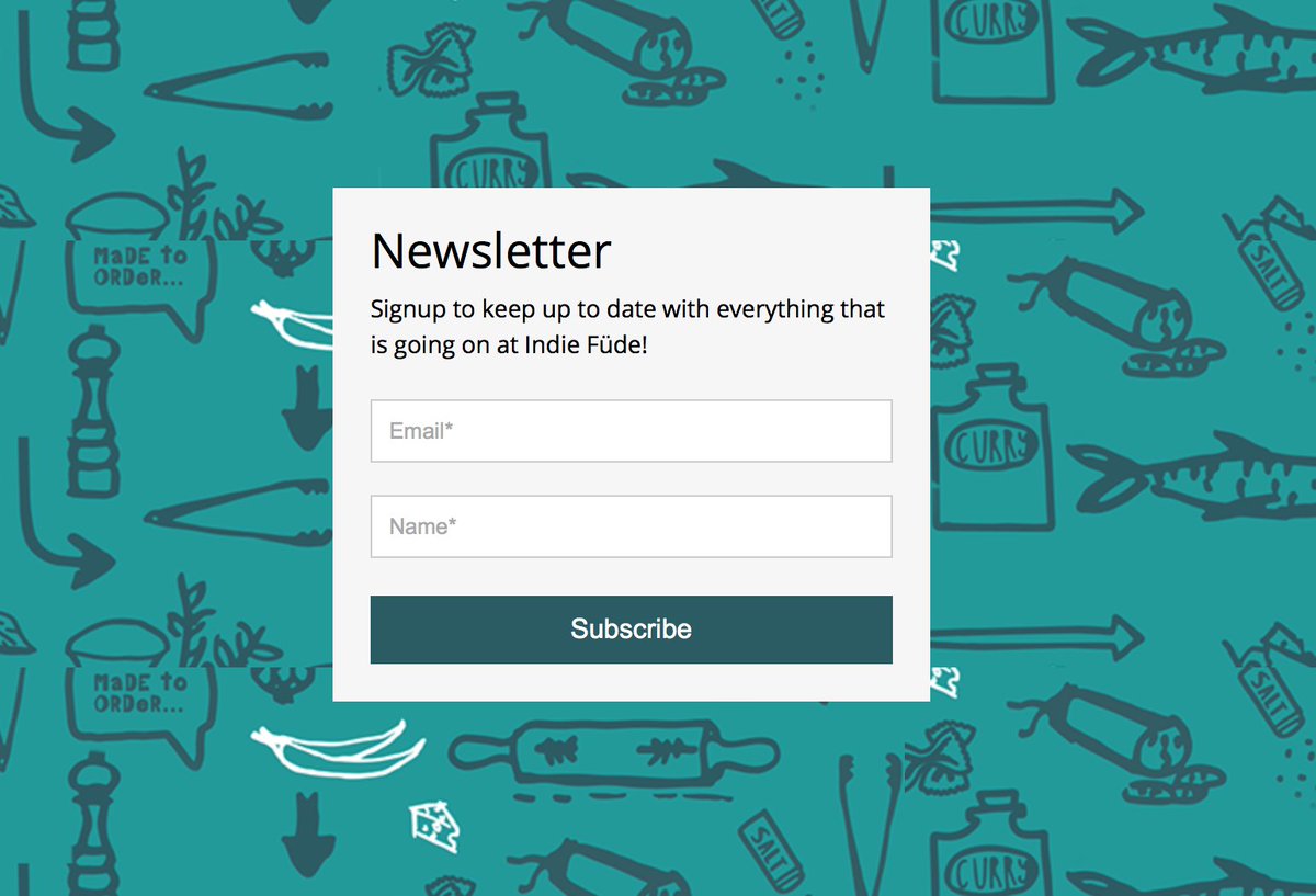 Want to keep up on all that goes on at Indie Füde? 🎊 Keep up to date with our events, local makers and offers by signing up to our mailing list 😘 bit.ly/2sM0OAk