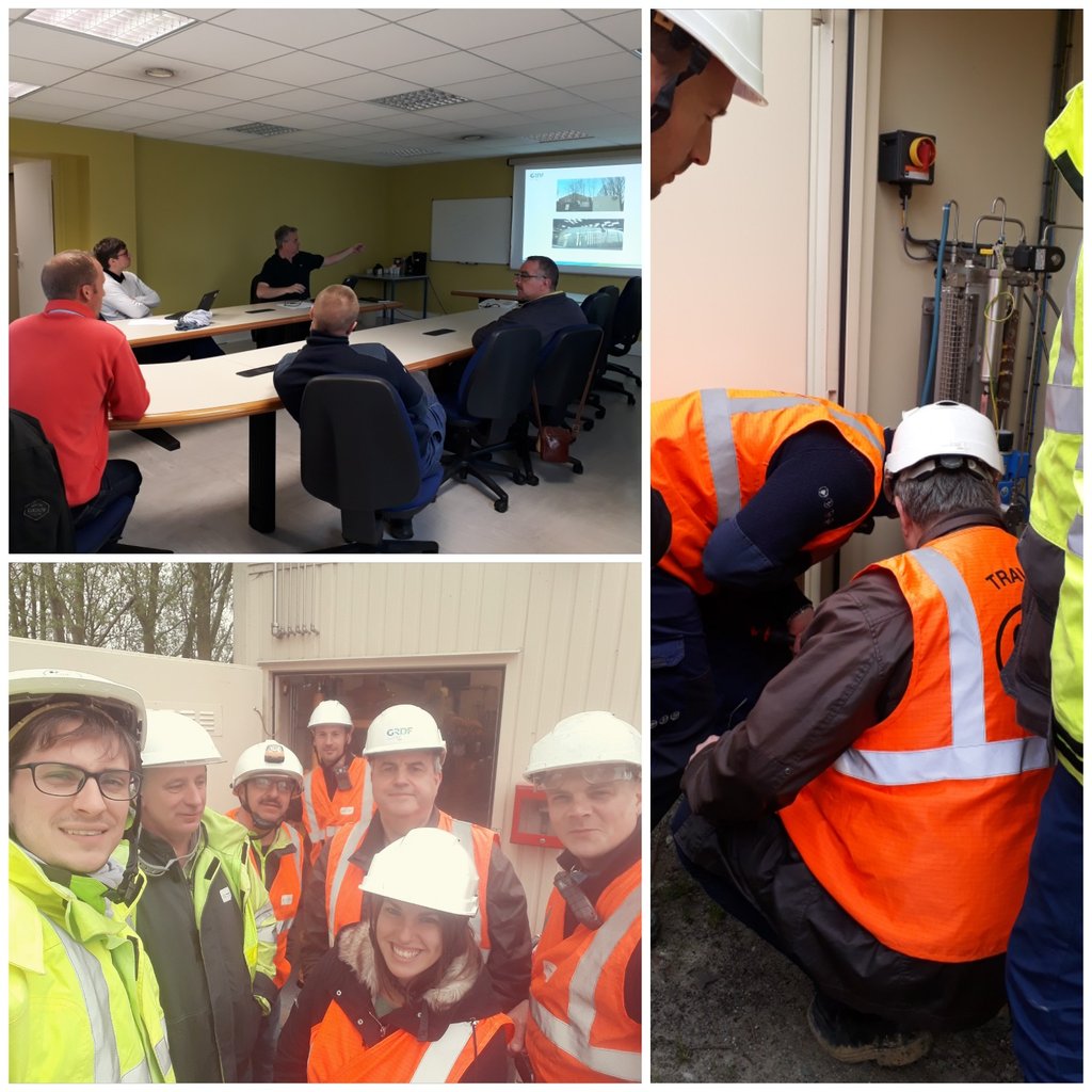 Formation pour les interventions de sécurité sur les postes biomethane. Merci à Marc Taquet pour sa pédagogie et son pragmatisme ! @BeunCacheux <a href="/SpilleboutJ/">Julien Spillebout</a> Les  techniciens gaz berckois sont prêts 💪💪  #Fiertegaziere #GRDF #Biomethane #DRNO #AIPicaOuest