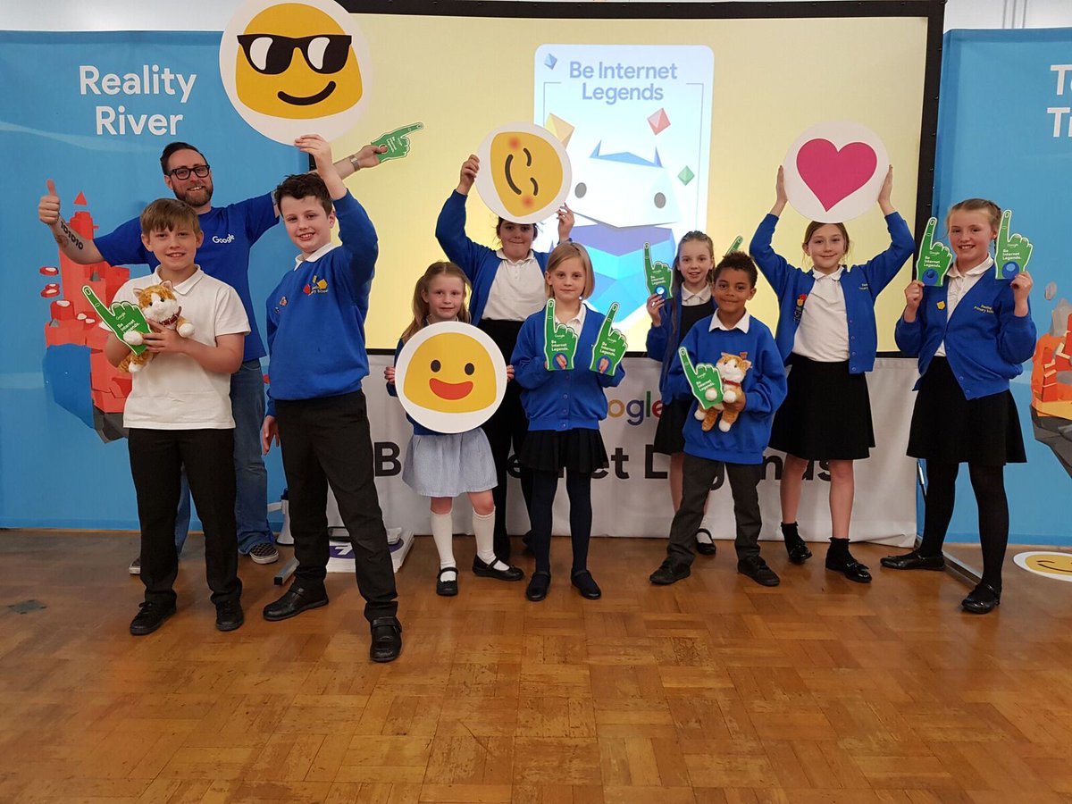 Healing Primary School in Grimsby hosted our latest <a href="/GoogleUK/">Google UK</a> and <a href="/TheParentsZone/">Parent Zone</a> #BeInternetLegends ... and we met a lot of little Internet Legends! Remember to Be Sharp, Alert, Secure, Kind and Brave!
