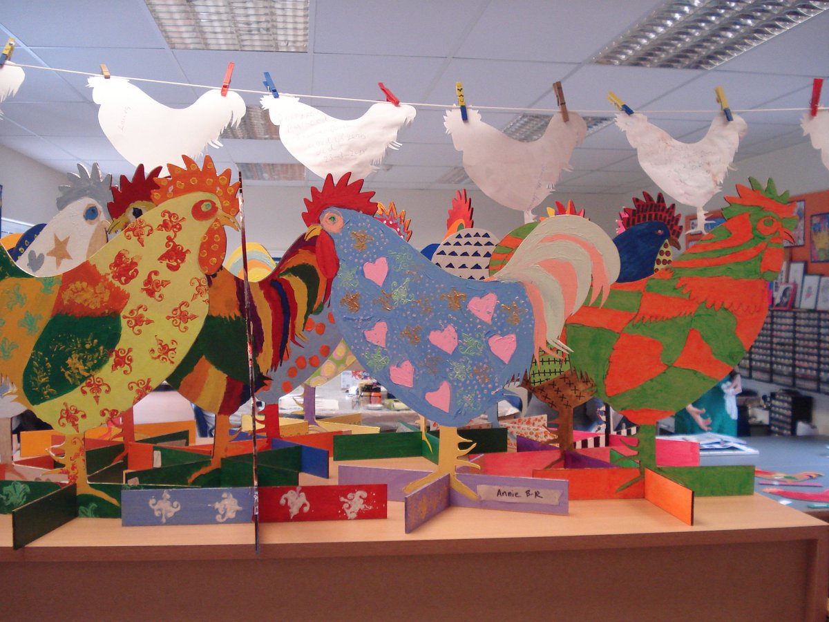 GrangeNumber5's tweet photo. These cockerels have
been made by Creative Arts to be
used as table decorations at the
Stonegate Foundation Fundraising
Ball. The cockerel is a symbol of
Dorking where Stonegate have their offices. The
company chose The Grange
as the first charity to
benefit from the Foundation https://t.co/aBzJlnHb70