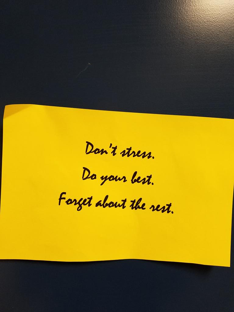 RJHHawks's tweet photo. As we head into the end of the year excitement and assessments, a good reminder. #LockerWisdom https://t.co/YbNH3trAXS